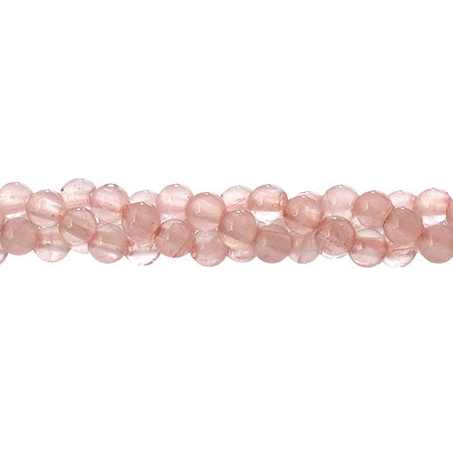 Semi-Precious Beads Round Rose Quartz Natural