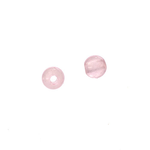 Semi-Precious Beads Round Rose Quartz Natural