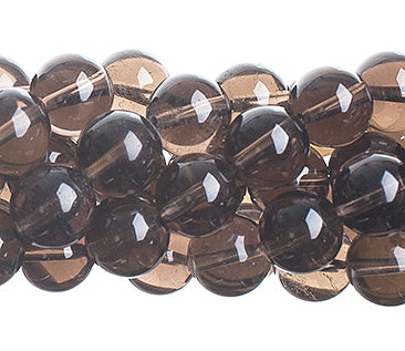 Semi-Precious Beads Smoky Quartz Natural
