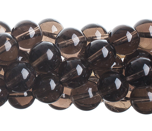Semi-Precious Beads Smoky Quartz Natural