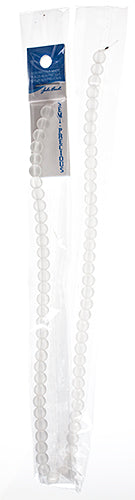 Semi-Precious Beads Clear Frosted Quartz Natural