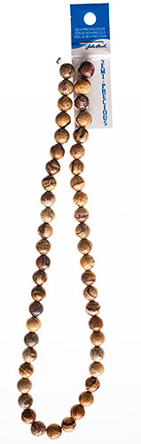 Semi-Precious Beads Picture Jasper Natural