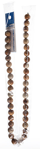 Semi-Precious Beads Picture Jasper Natural