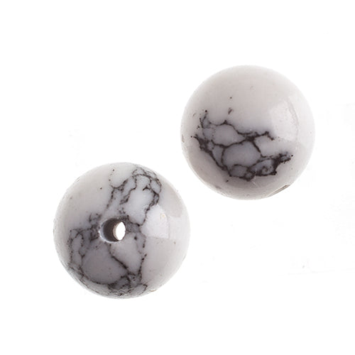 Semi-Precious Beads Howlite Natural