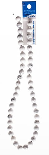 Semi-Precious Beads Howlite Natural