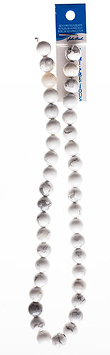 Semi-Precious Beads Howlite Natural
