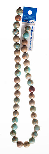 Semi-Precious Beads Serpentine Jasper Natural