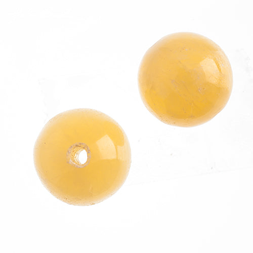 Semi-Precious Beads Yellow Jade Natural
