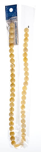 Semi-Precious Beads Yellow Jade Natural