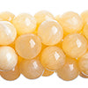 Semi-Precious Beads Yellow Jade Natural