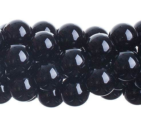 Semi-Precious Beads Black Onyx Natural Dyed