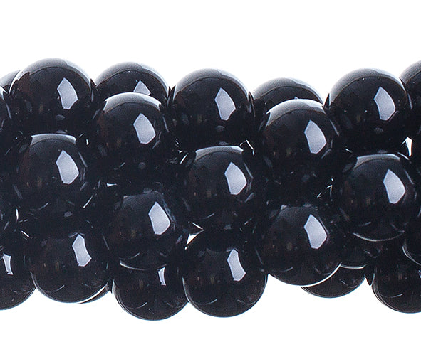 Semi-Precious Beads Black Onyx Natural Dyed