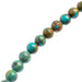 Semi-Precious Beads 16in Turquoise Natural Round