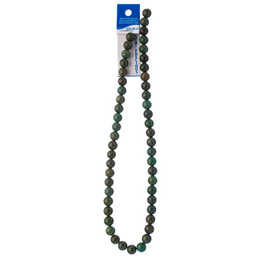 Semi-Precious Beads 16in Turquoise Natural Round