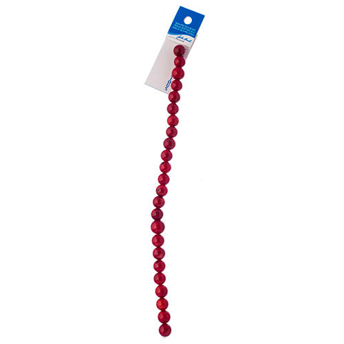 Semi-Precious Beads Bamboo Coral Natural Dyed Round