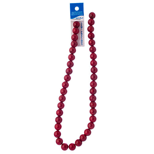 Semi-Precious Beads Bamboo Coral Natural Dyed Round