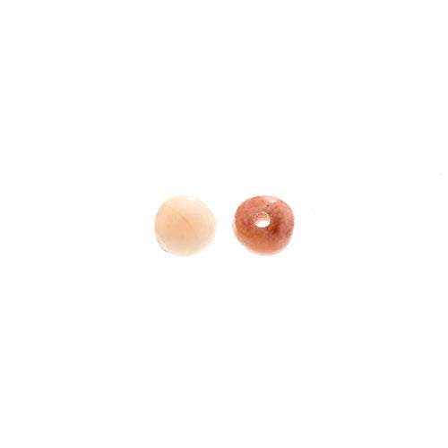 Semi-Precious Beads Peach Aventurine Natural Round 7in Strung