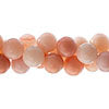 Semi-Precious Beads Peach Aventurine Natural Round 7in Strung