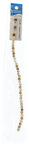 Semi-Precious Beads Amazonite Natural Round 7in Strung
