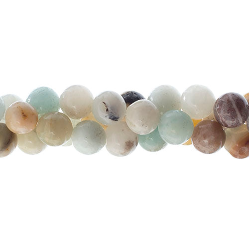 Semi-Precious Beads Amazonite Natural Round 7in Strung