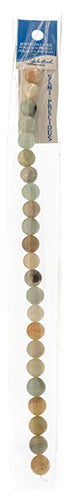 Semi-Precious Beads Amazonite Natural Round 7in Strung