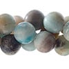 Semi-Precious Beads Amazonite Natural Round 7in Strung
