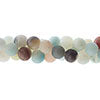 Semi-Precious Beads Amazonite Natural Matt Strung Round