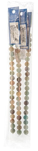 Semi-Precious Beads Amazonite Natural Matt Strung Round