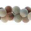 Semi-Precious Beads Amazonite Natural Matt Strung Round