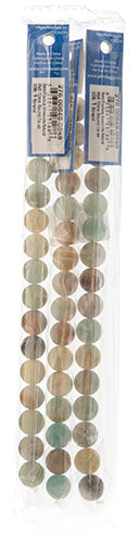 Semi-Precious Beads Amazonite Natural Matt Strung Round