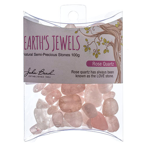 Earth's Jewels Value Pack 100g Rose Quartz Natural