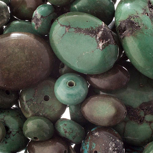 Earth's Jewels Value Pack 100g Green/Black Turquoise Dyed