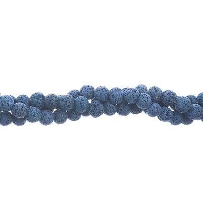 Earth's Jewels Lava Stone 8in Round Starry Night