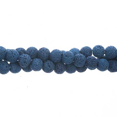 Earth's Jewels Lava Stone 8in Round Starry Night