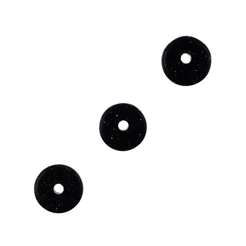 Earth's Jewels Beads 16in Rondelle Blue Sand