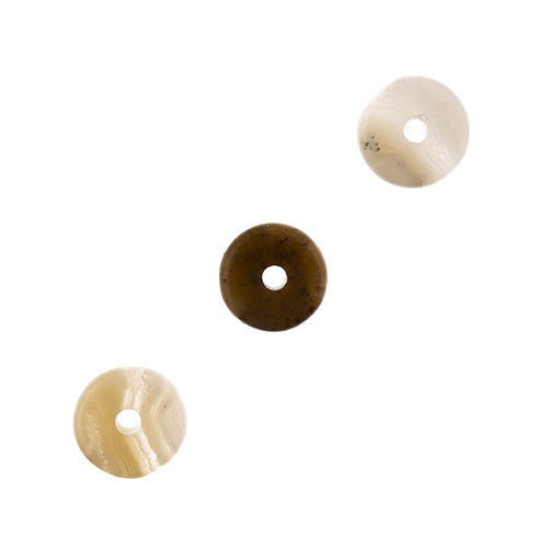 Earth's Jewels Beads 16in Rondelle Wild Agate