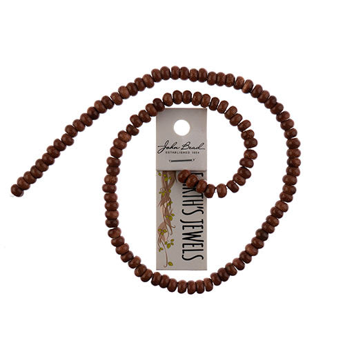 Earth's Jewels Beads 16in Rondelle Gold Sand