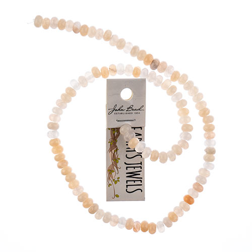 Earth's Jewels Beads 16in Rondelle Pink Aventurine