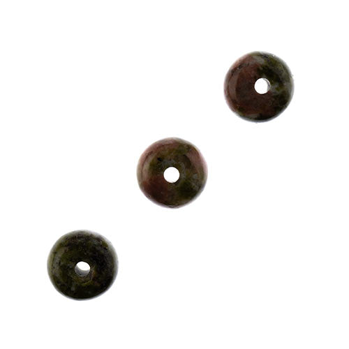 Earth's Jewels Beads 16in Rondelle Unakite