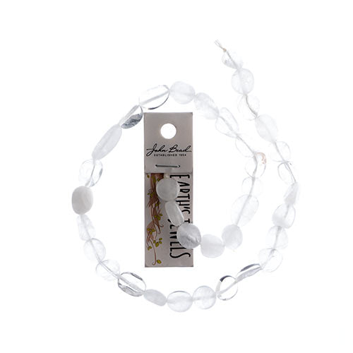 Earths Jewels Beads 16in 8-15mm Irregular Crystal Quartz