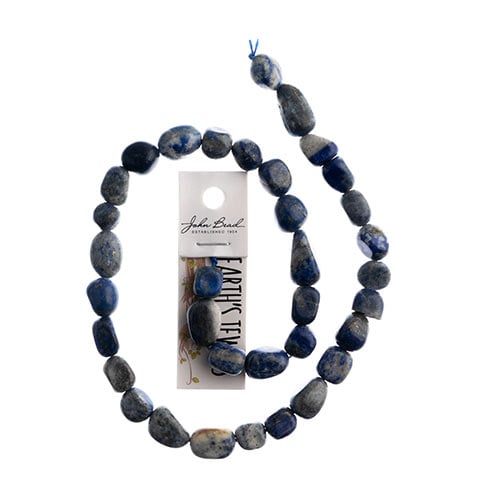 Earths Jewels Beads 16in 8-15mm Irregular Lapis Lazuli
