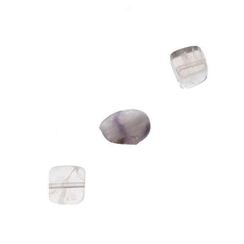 Earths Jewels Beads 16in 8-15mm Irregular Fluorite