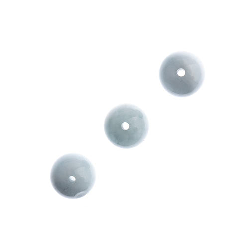 Earth's Jewels Beads 16in Round Aquamarine