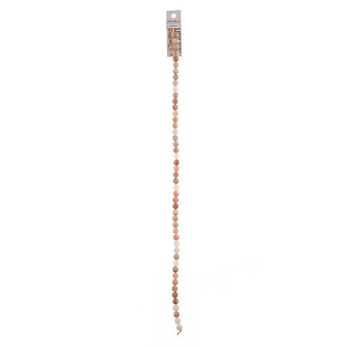 Earth's Jewels Beads 16in Round Sunstone