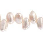 Freshwater Pearl Fancy Shape 7mm White 16in ( Approx 40g)