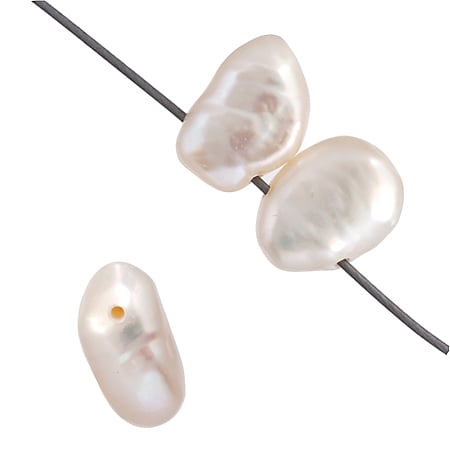 Freshwater Pearl Fancy Shape 7mm White 16in ( Approx 40g)