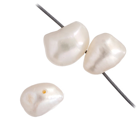Freshwater Pearl Fancy Shape 7mm White 16in ( Approx 48g)