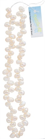 Freshwater Pearl Fancy Shape 7.5mm White 16in ( Approx 50g)