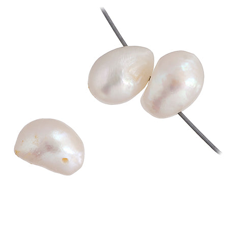 Freshwater Pearl Fancy Shape 7.5mm White 16in ( Approx 50g)