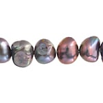 Freshwater Pearl Fancy Shape 7.5mm Grey 16in ( Approx 38g)